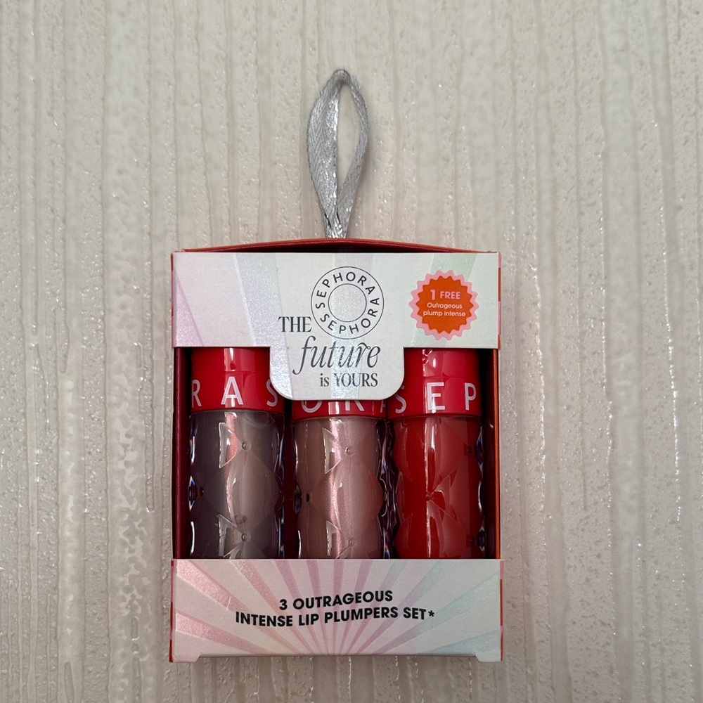 Sephora Intense Lip Plumper Trio - Red, Pink, Cream